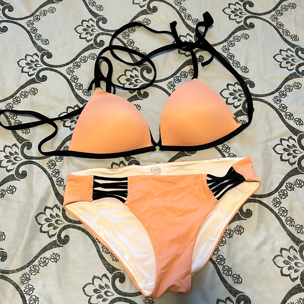 Pink M peach bikini